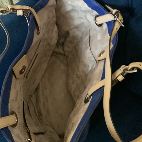 Michael Kors leather Tote handbag blue